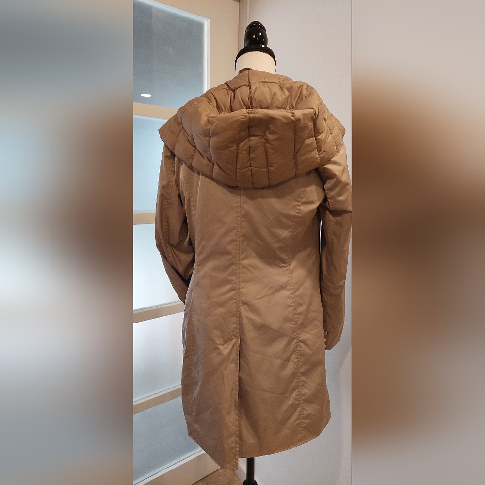 Tahari Women's Tan Puffer Jacket - Picture 9 of 14
